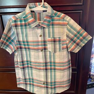 Crazy 8 kids button down short sleeve shirt
